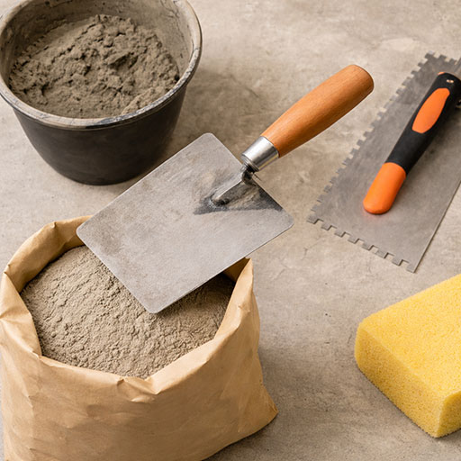 Les enduits poudre et pâte, ciment et mortier